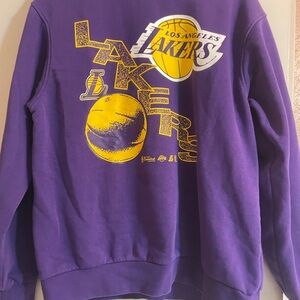 NBA Los Angeles Lakers Purple Crewneck Sweater